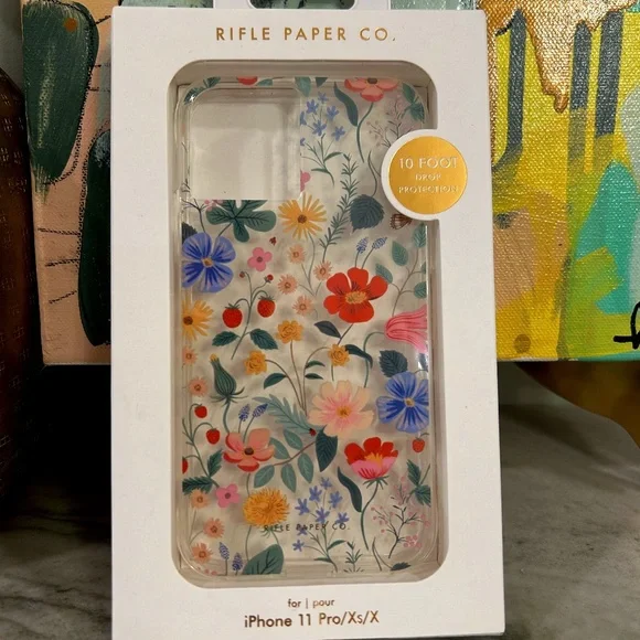 NWT Rifle Paper Co iPhone 11Pro/XS/X - Picture 1 of 3